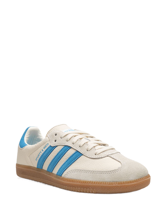 Adidas Samba "SPORTY & RICH - Cream Blue" Sneakers