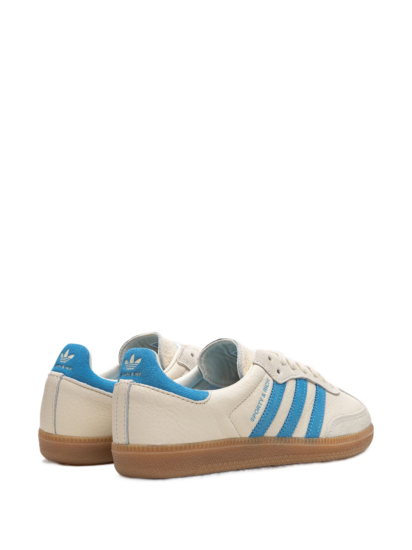 Adidas Samba "SPORTY & RICH - Cream Blue" Sneakers