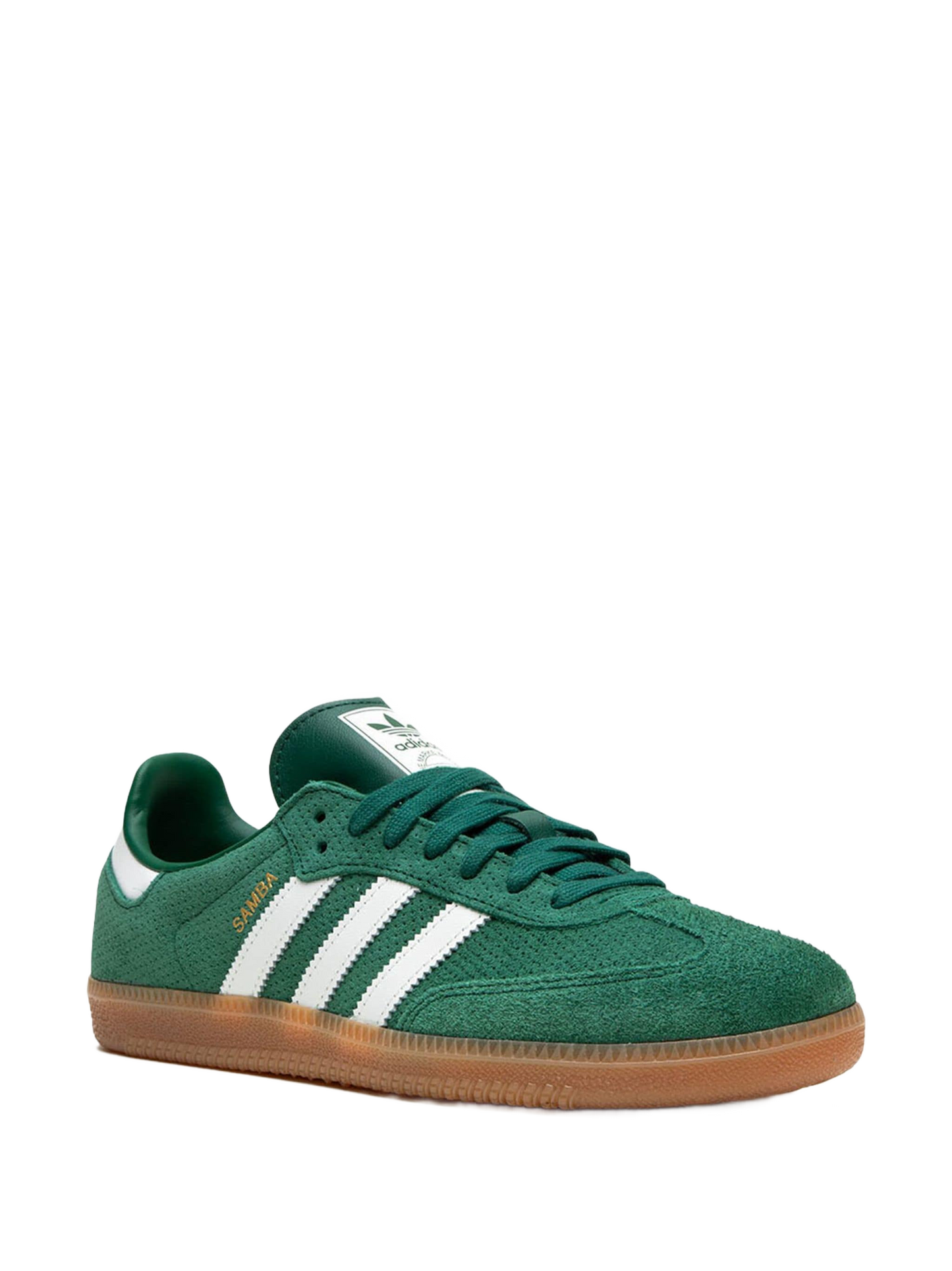 Adidas Samba OG "Core Green/Core White/Gum" Sneakers