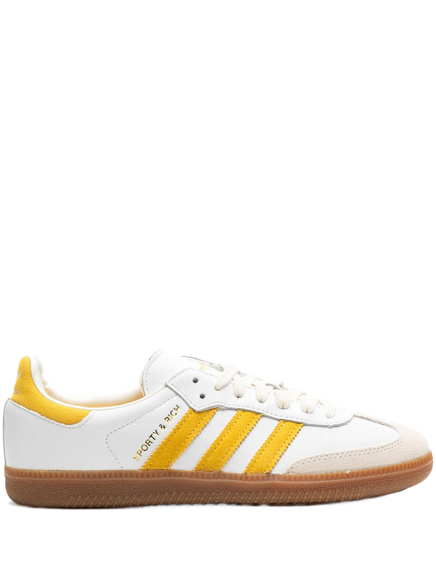 Adidas Samba "SPORTY & RICH - White Bold Gold" Sneakers