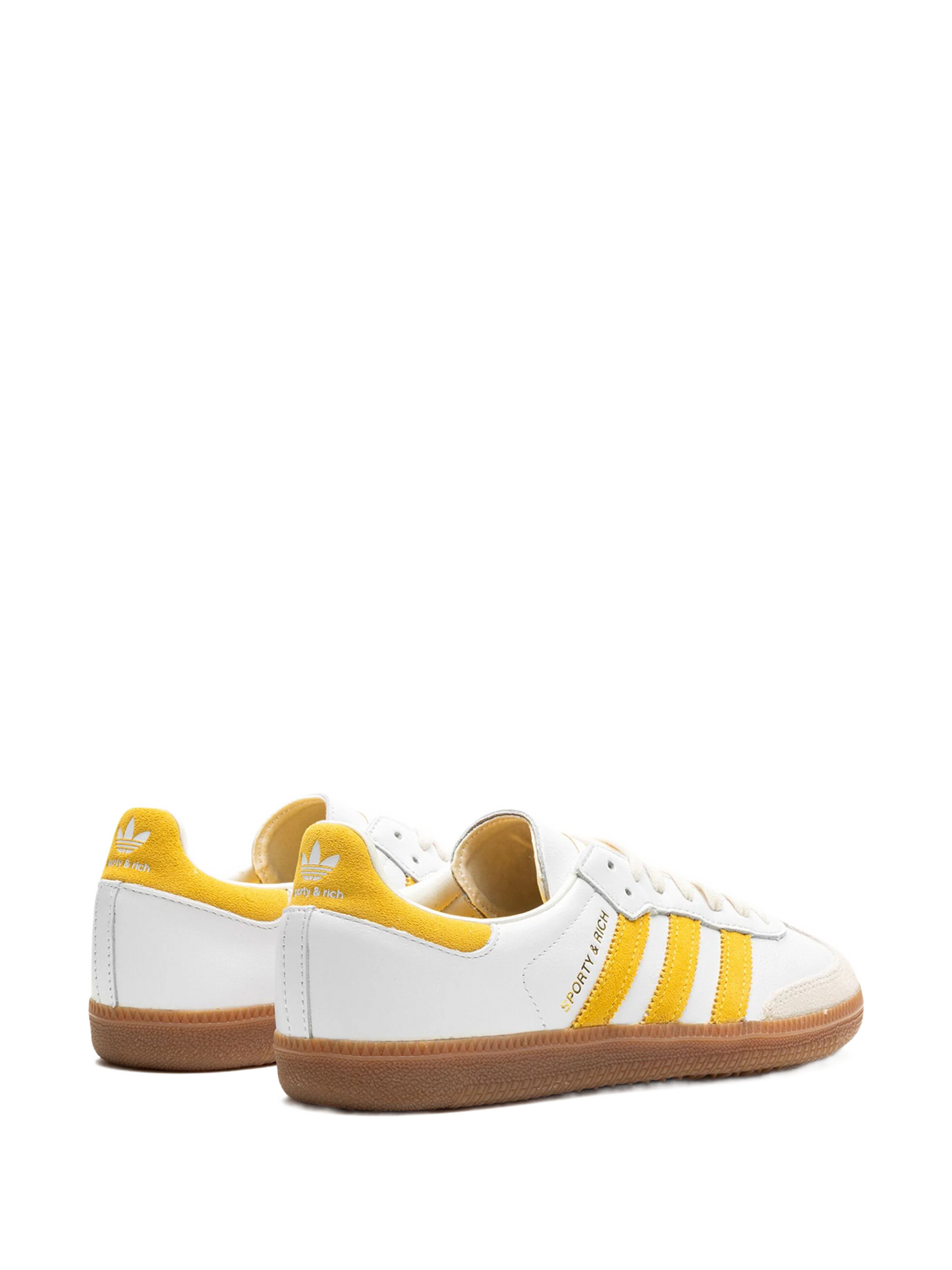 Adidas Samba "SPORTY & RICH - White Bold Gold" Sneakers